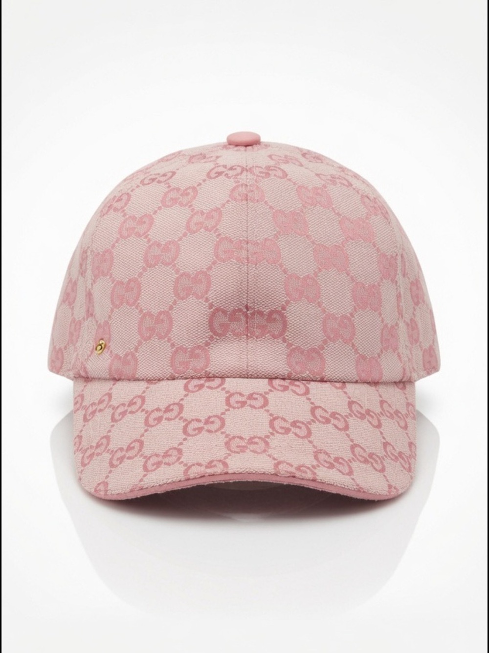 Gucci Pink GG Jacquard Baseball Cap